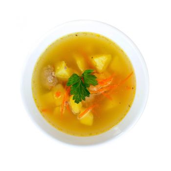 Суп картофельный с мясными фрикадельками