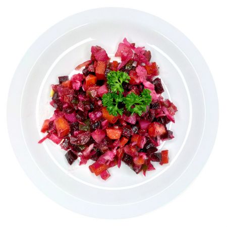 Винегрет овощной с грибами